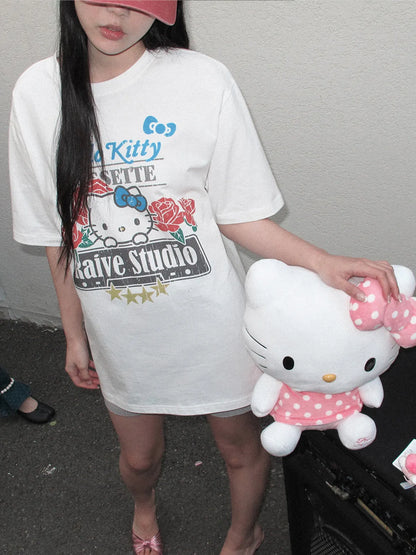 RAIVE X HELLO KITTY - Rose Graphic T-shirt