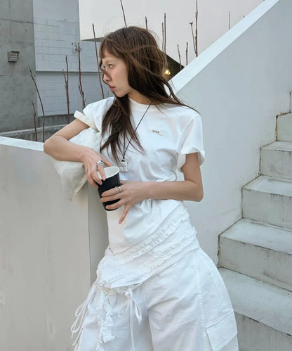 [Riize X Satur] 26 Summer  Supima Basic Crew Neck Short Sleeve T-shirt