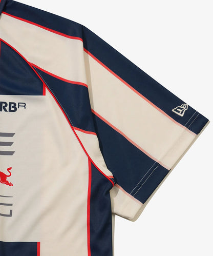 [Cortis James Worn] NEW ERA Oracle Red Bull Racing Sports Jersey Ivory