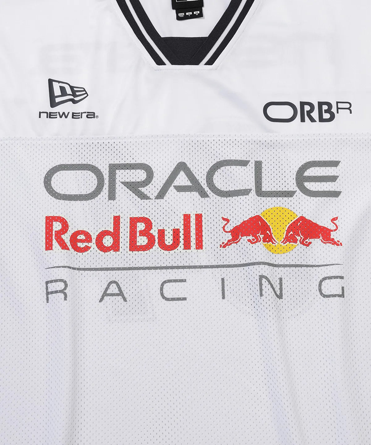 [Cortis Martin Worn] NEW ERA Oracle Red Bull Racing Mesh T-shirt White