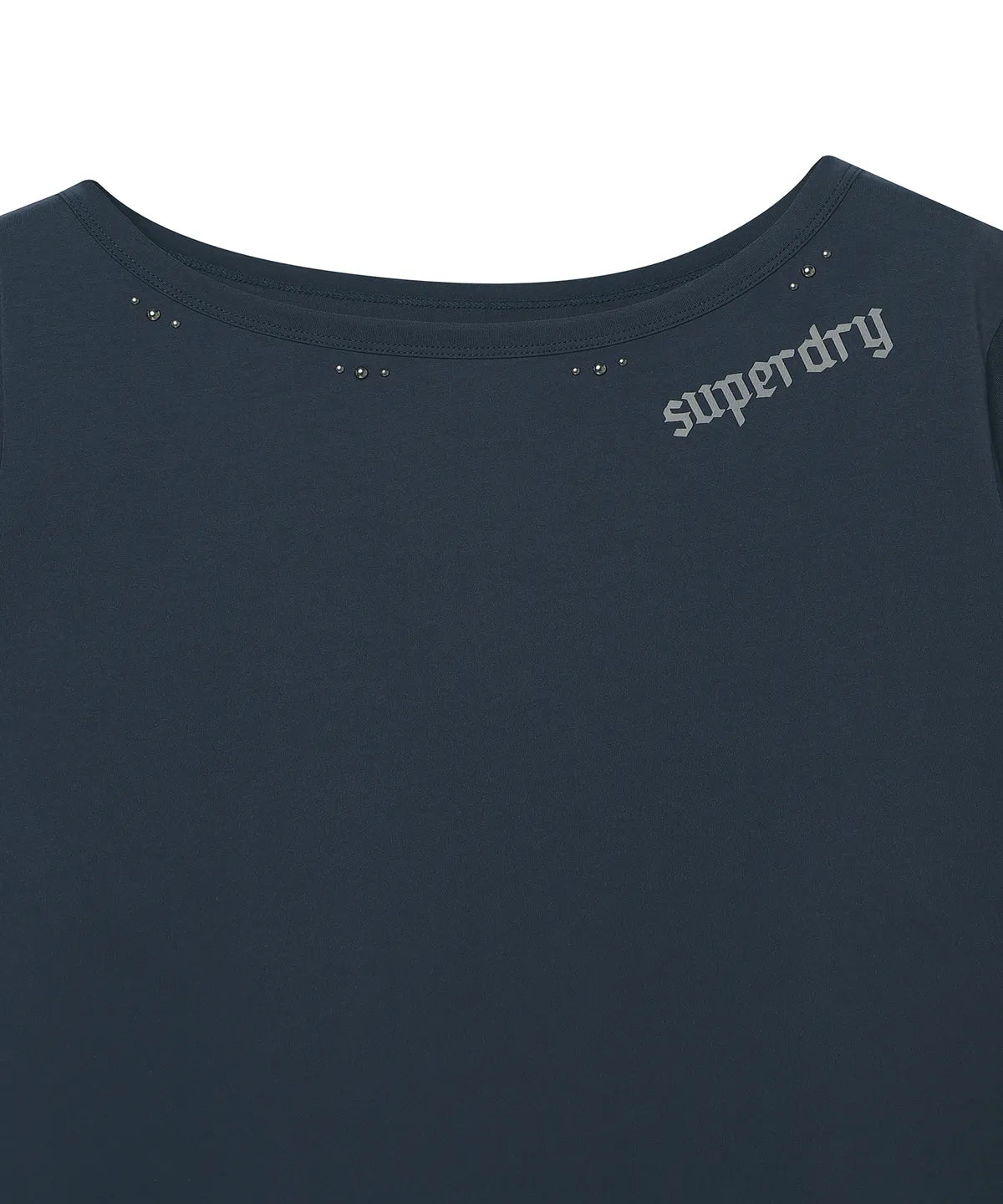 [Illit Pick] SUPERDRY Women's Stud T-Shirt Navy