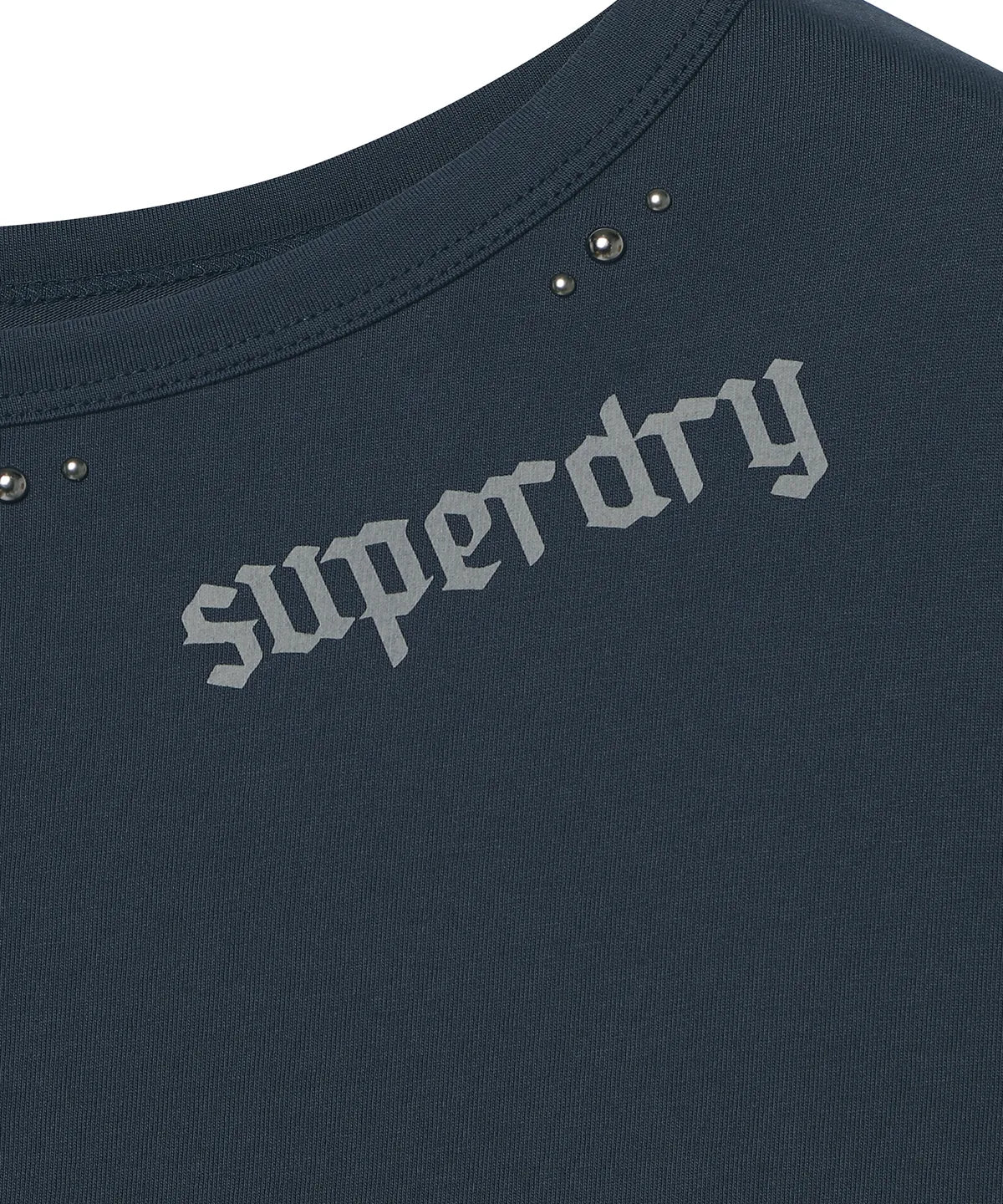 [Illit Pick] SUPERDRY Women's Stud T-Shirt Navy