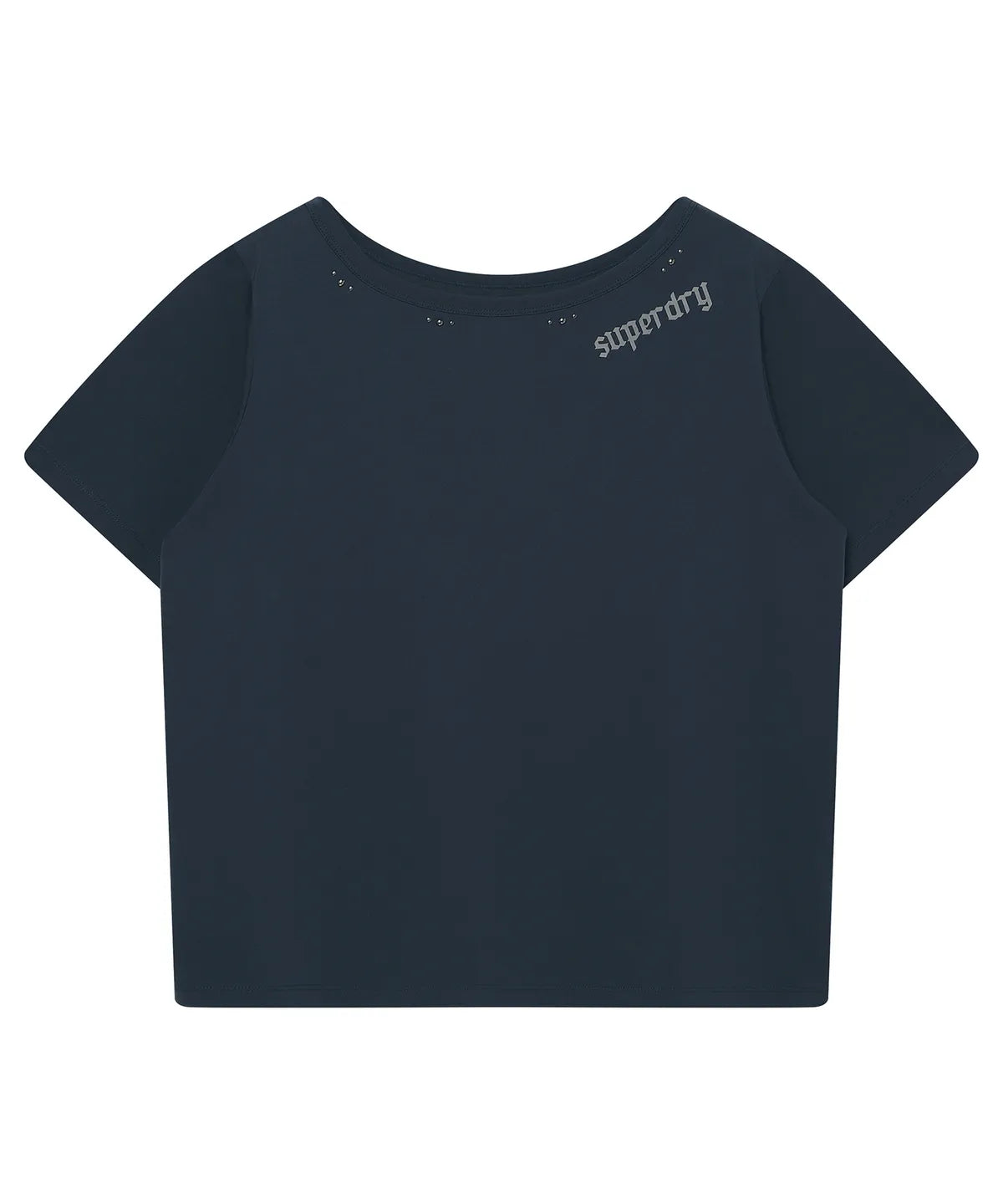 [Illit Pick] SUPERDRY Women's Stud T-Shirt Navy