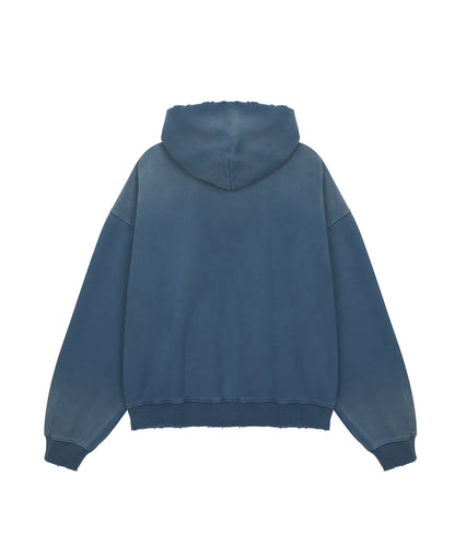 [SVT Jeonghan & LS Chaewon Worn] MTTIRÉ Optimism VTG Washed 2 Way Zip-Up Hoodie