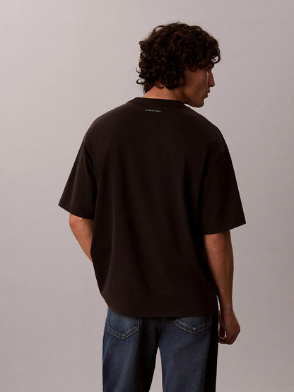 [LNGSHOT Worn] Calvin Klein Acid Wash Graphic Short Sleeve T-shirt