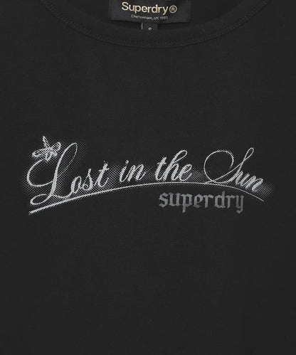 [Illit Pick] SUPERDRY Women's Cap Sleeve T-shirt