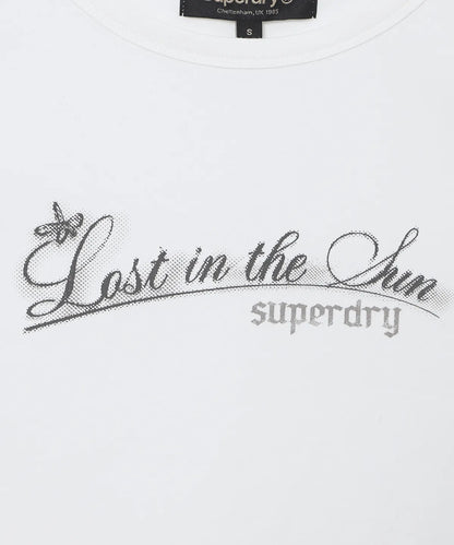 [Illit Pick] SUPERDRY Women's Cap Sleeve T-shirt