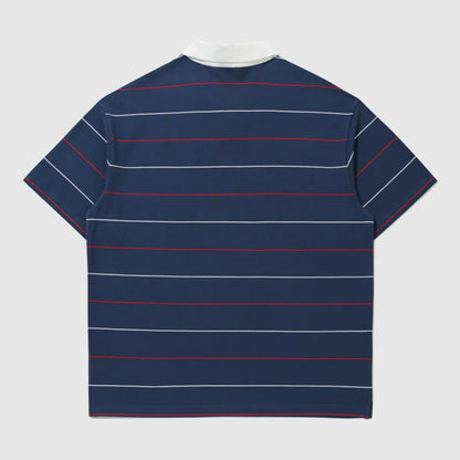[UMBRO X NCT WISH ] HBL Striped Rugby Pique Short Sleeve T-shirt