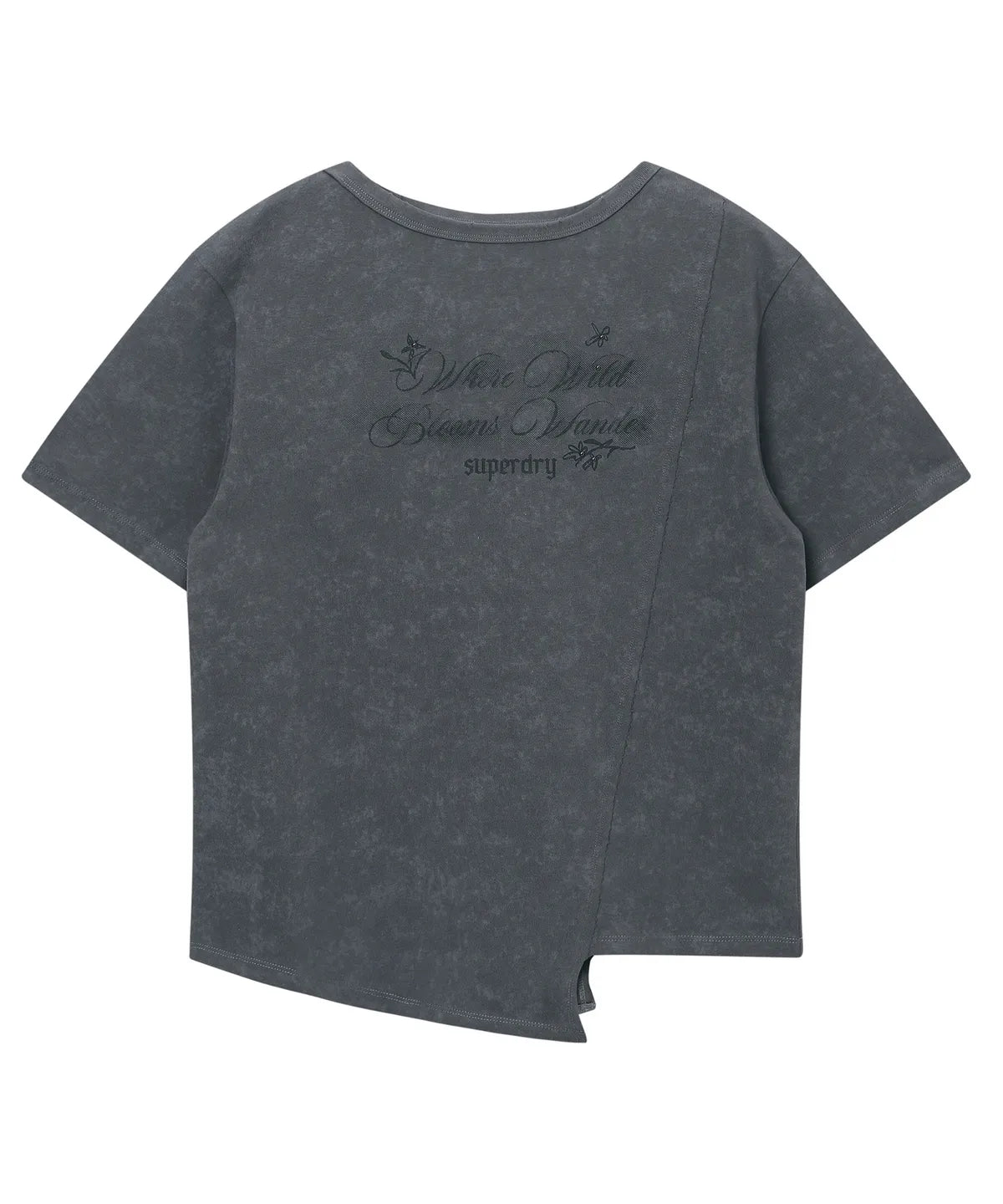 [Illit Pick] SUPERDRY Women's Side Slit Vintage T-shirt