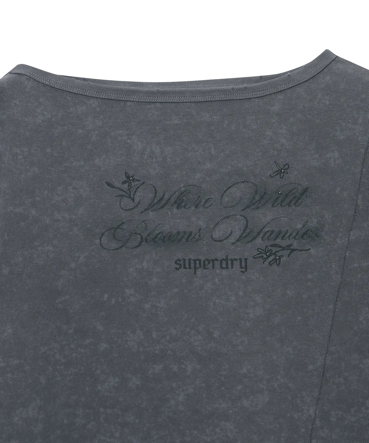 [Illit Pick] SUPERDRY Women's Side Slit Vintage T-shirt