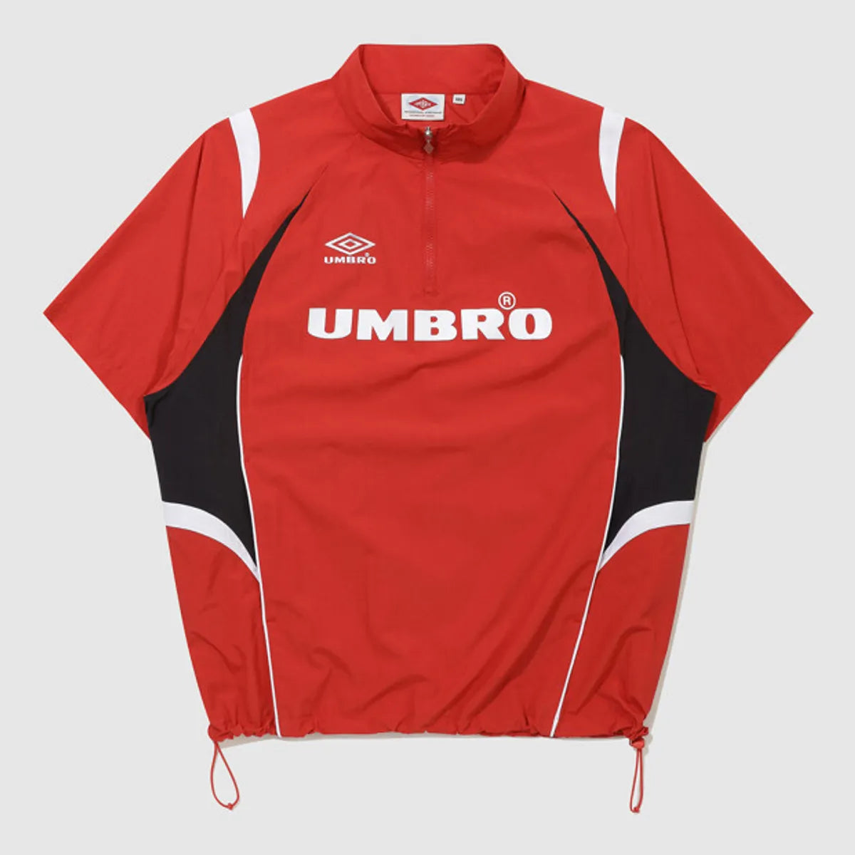 [UMBRO X NCT WISH ] HBL Football Heritage Short Sleeve Stand Neck Anorak