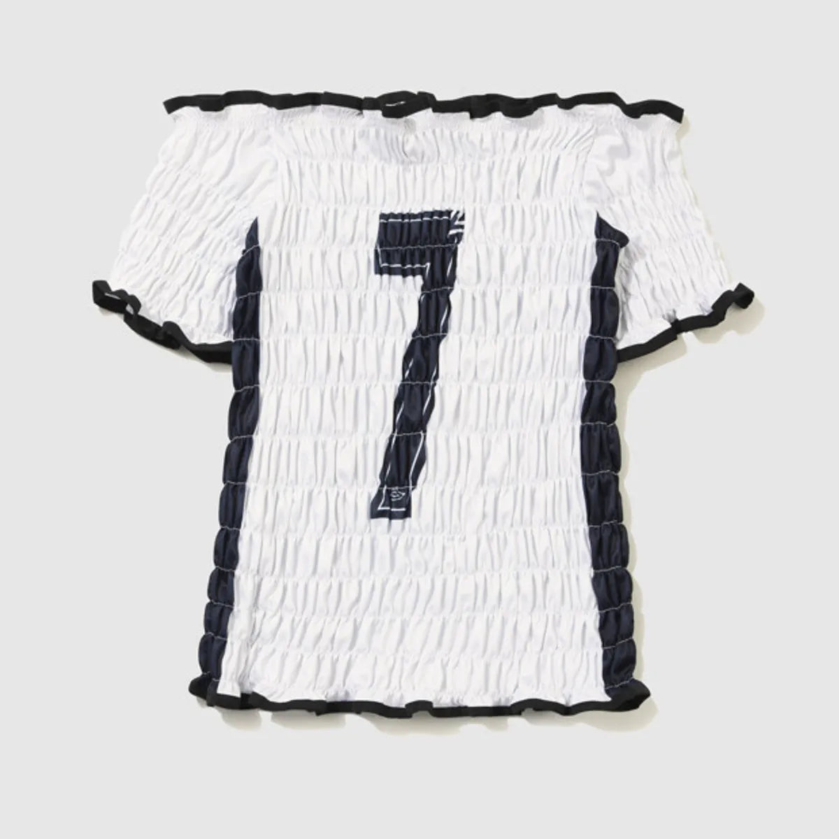 [UMBRO X NCT WISH] HBL Women's Blockcore Short Sleeve Smoking Top