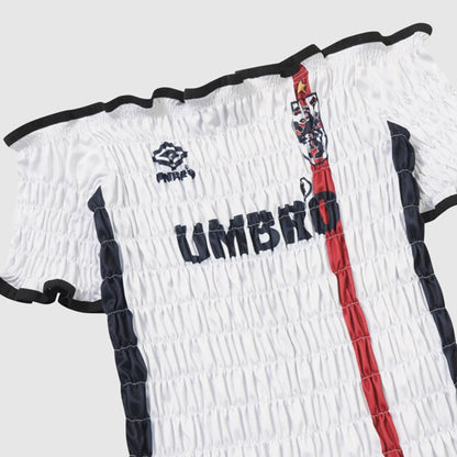 [UMBRO X NCT WISH] HBL Women's Blockcore Short Sleeve Smoking Top