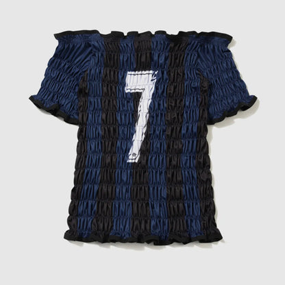 [UMBRO X NCT WISH] HBL Women's Blockcore Short Sleeve Smoking Top