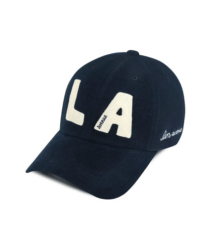 [BTS Jin Worn] Lin Avenue Block LA Chain Stitch Ball Cap