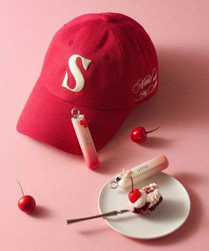 ATHE X SATUR Lip Glowy Balm New Color Duo & Ball Cap Special Set (SATUR Collaboration Ball Cap & Packaging Box Included)