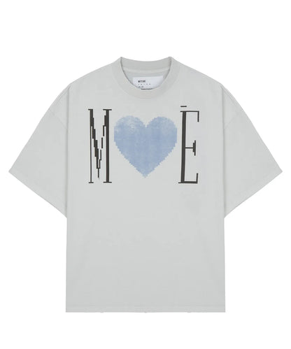 [Seventeen Jeonghan Worn] MTTIRÉ ME Vintage Heart Oversized T-Shirt