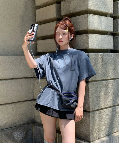 [Seventeen Jeonghan Worn] MTTIRÉ ME Vintage Heart Oversized T-Shirt