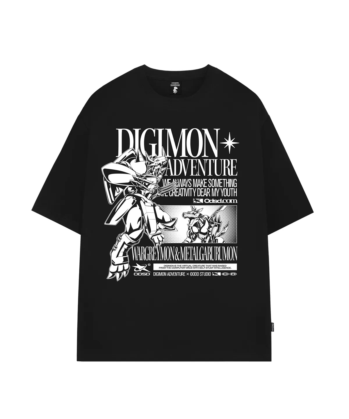 [Digimon X Odd Studio] Mega Stage Digimon Overfit T-shirt
