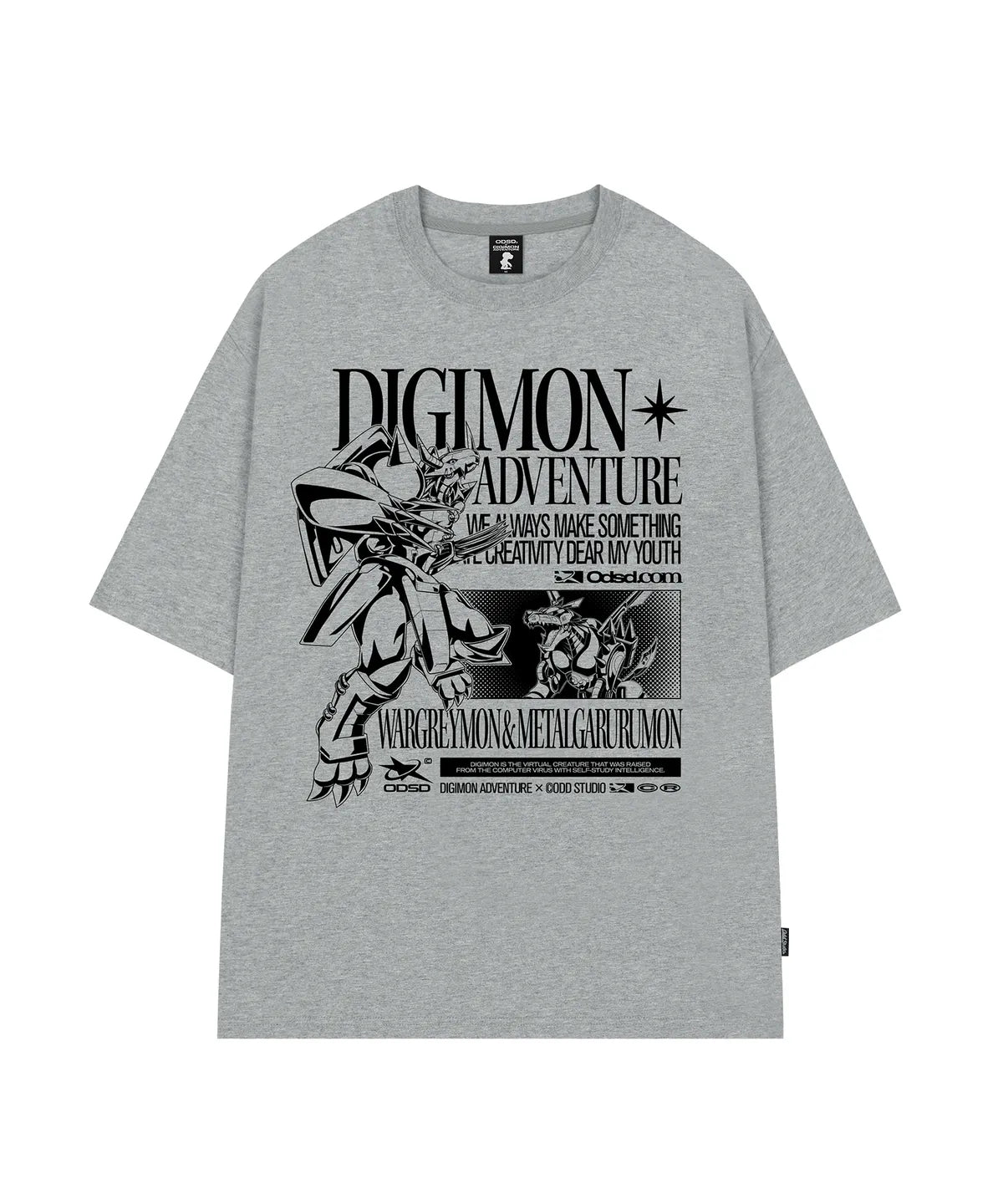 [Digimon X Odd Studio] Mega Stage Digimon Overfit T-shirt