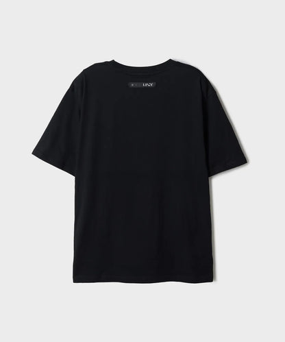 [LUCY X SPAO] Short Sleeve T-shirt (Black)