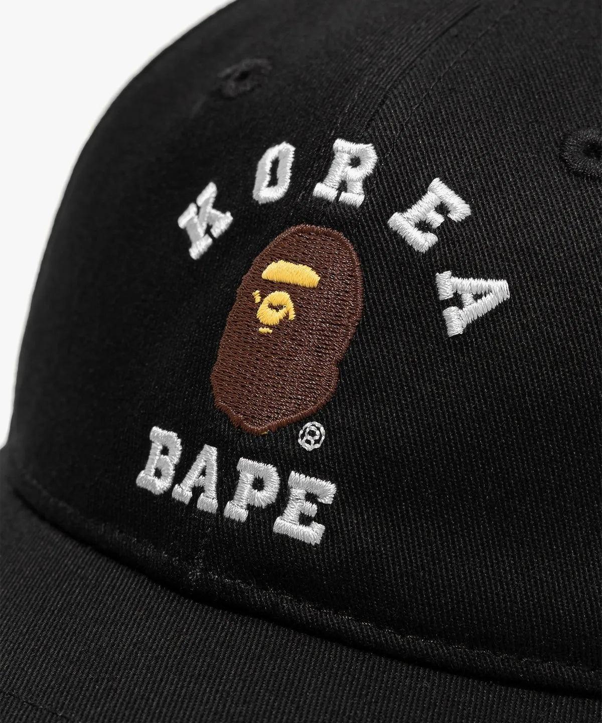 [Ateez San X BAPE]  Korea College Cap BLACK