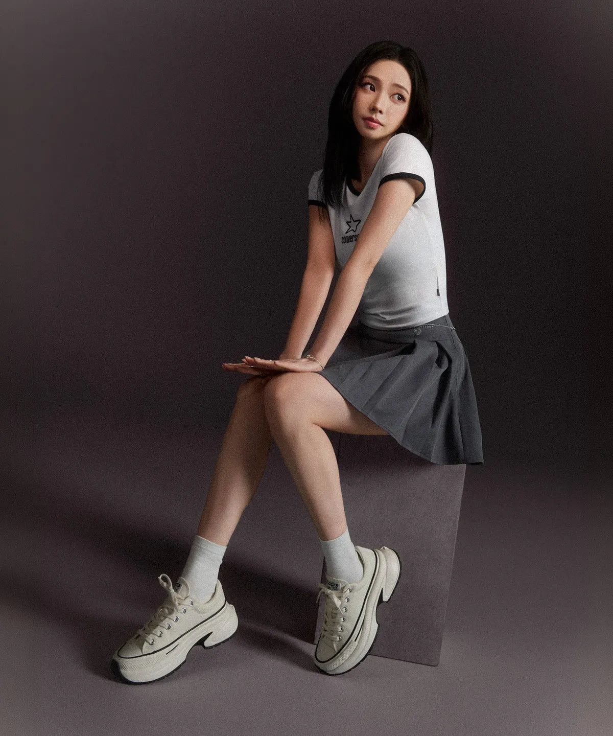 [Aespa Karina X Converse] Run Star Crush Canvas Shoes