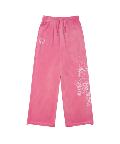 Ames Worldwide X PowerPuff Girls Hotfix Grawing Sweat Pants