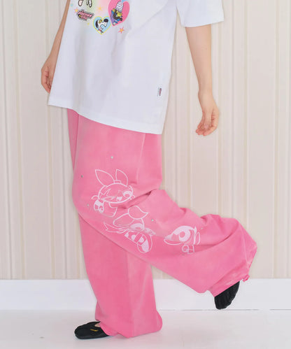 Ames Worldwide X PowerPuff Girls Hotfix Grawing Sweat Pants