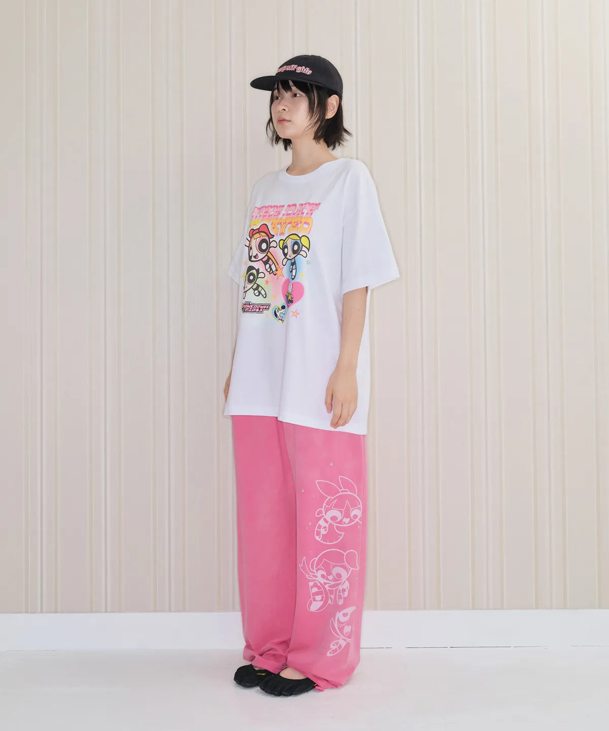 Ames Worldwide X PowerPuff Girls Hotfix Grawing Sweat Pants