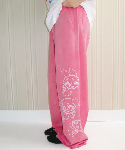 Ames Worldwide X PowerPuff Girls Hotfix Grawing Sweat Pants