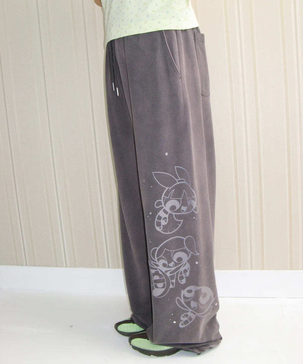 Ames Worldwide X PowerPuff Girls Hotfix Grawing Sweat Pants