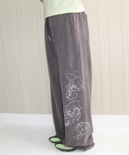 Ames Worldwide X PowerPuff Girls Hotfix Grawing Sweat Pants