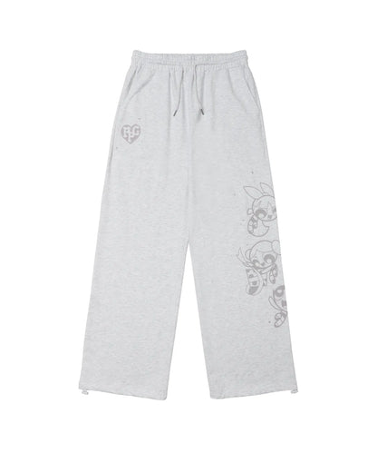 Ames Worldwide X PowerPuff Girls Hotfix Grawing Sweat Pants