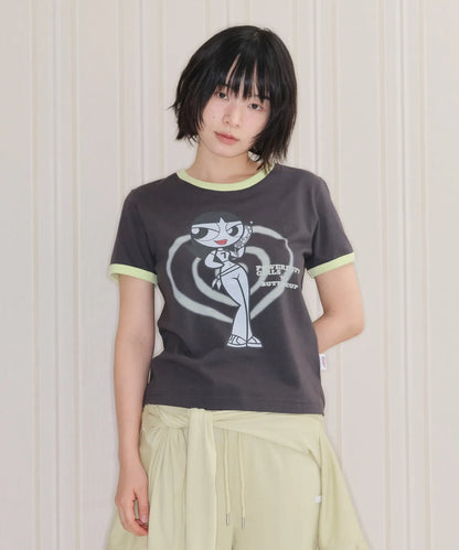 Ames Worldwide X PowerPuff Girls Ringer Tee