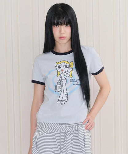 Ames Worldwide X PowerPuff Girls Ringer Tee