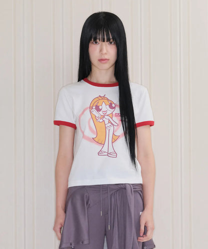 Ames Worldwide X PowerPuff Girls Ringer Tee
