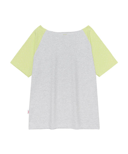 Ames Worldwide X PowerPuff Girls Heart Raglan Off Shoulder Tee
