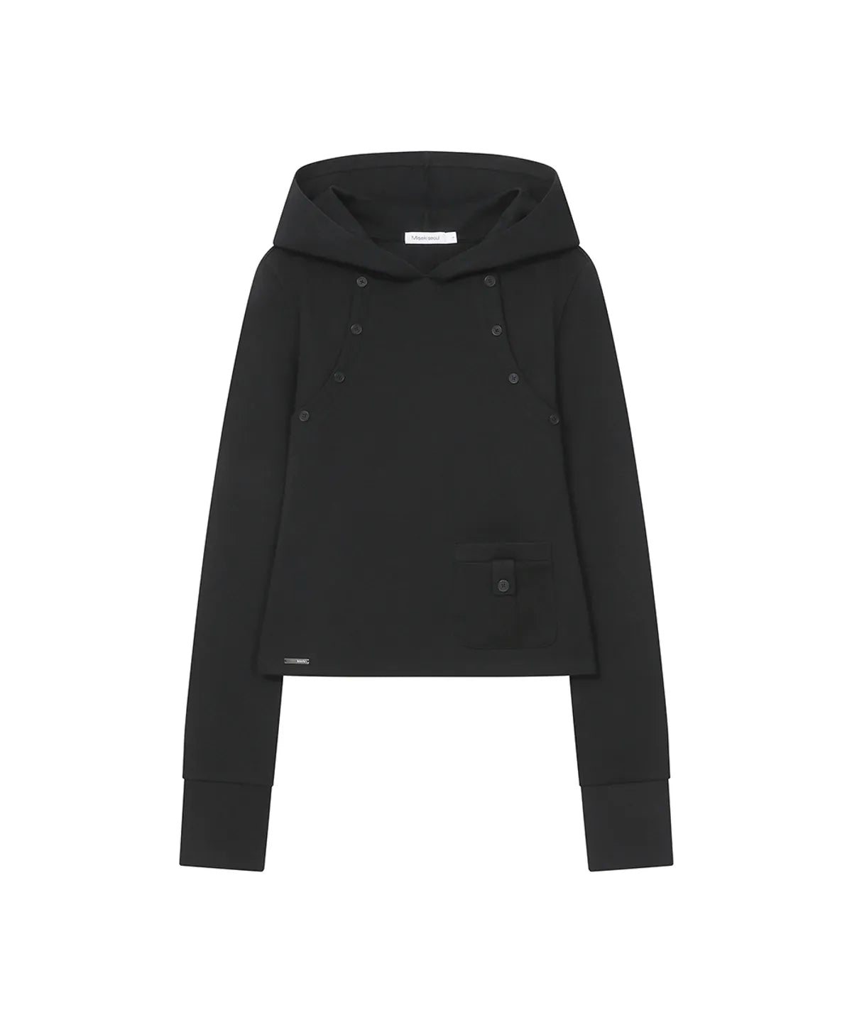 [Ive Rei Pick] 26FW  Miseki Seoul Double Placket Slim Hoodie
