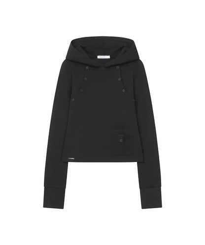 [Ive Rei Pick] 26FW  Miseki Seoul Double Placket Slim Hoodie