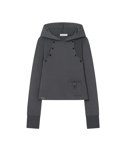 [Ive Rei Pick] 26FW  Miseki Seoul Double Placket Slim Hoodie
