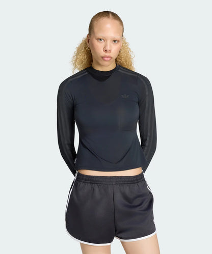 [Blackpink Jennie X Adidas] Sheer Long Sleeve Tee
