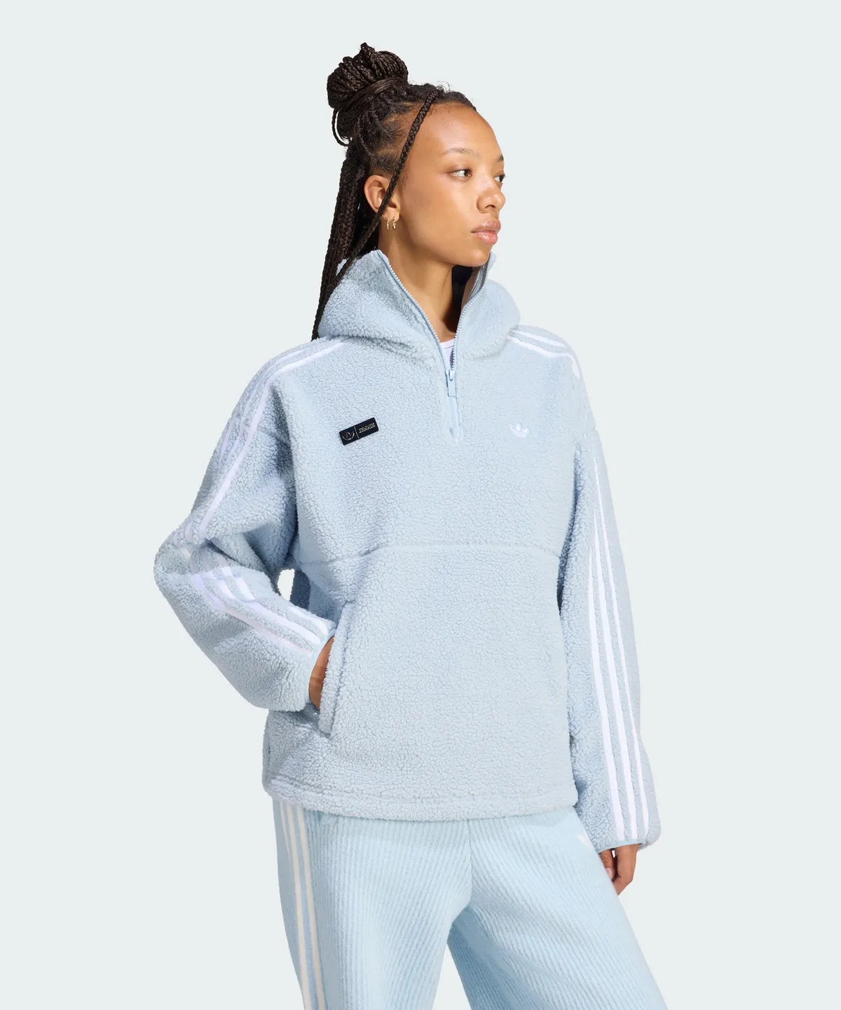 [Blackpink Jennie X Adidas] Fleece Hoodie Jacket
