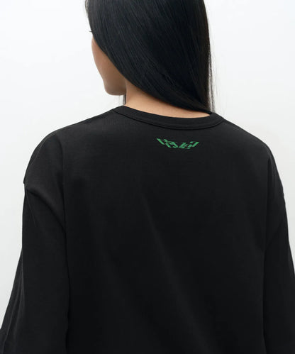 [Musinsa Standard X NCT 127] BLINGY Cotton Ball T-shirt [Black]