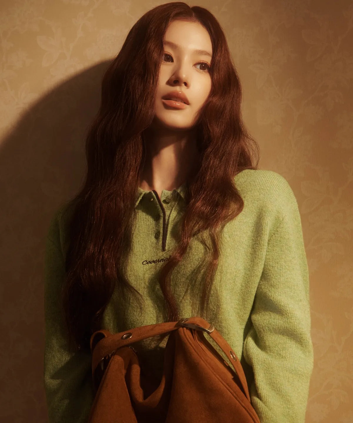 [Twice Sana Pick] 26FW COVERNAT WOMAN Hairy Collar Knit