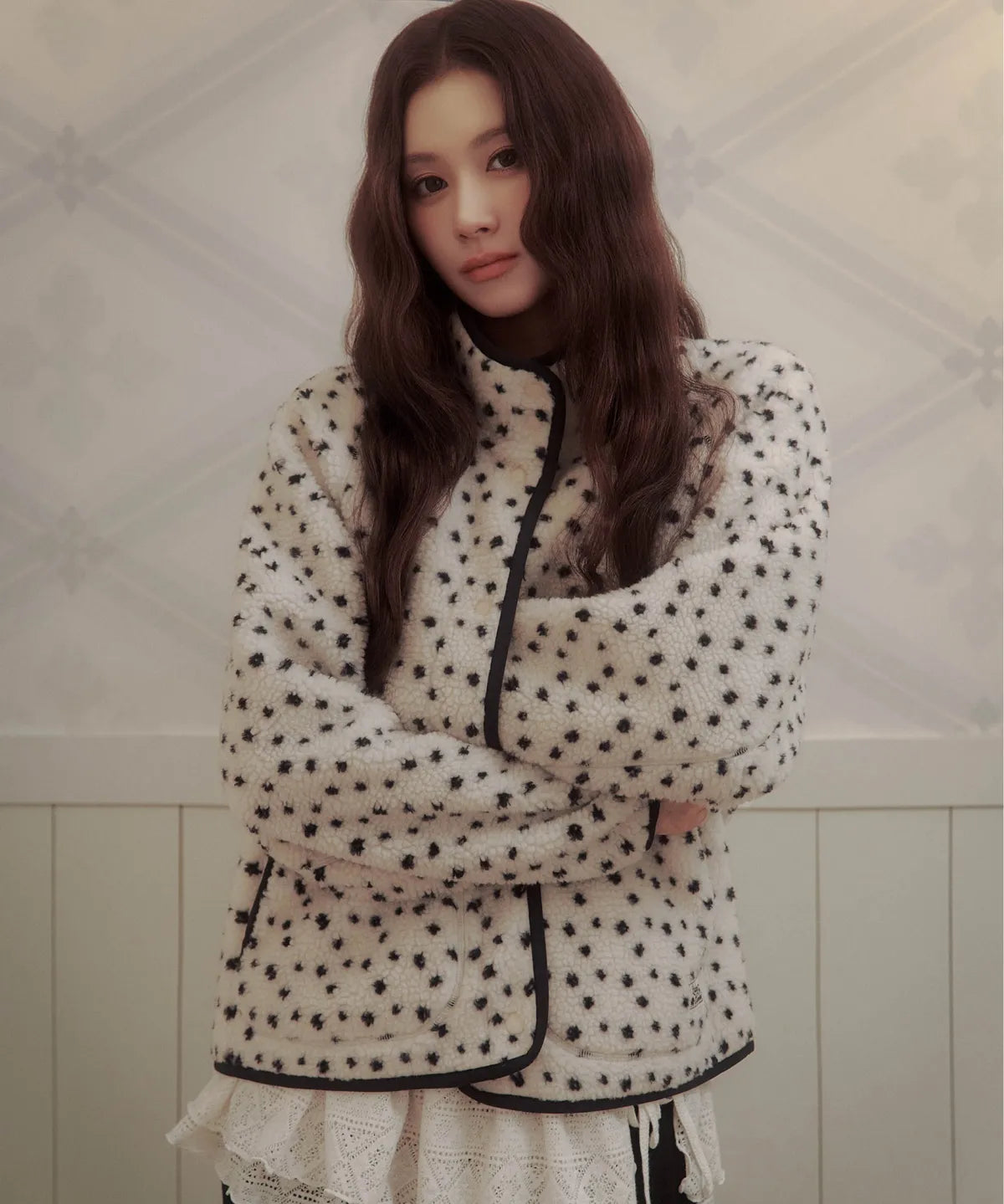 [Twice Sana Pick] 26FW COVERNAT WOMAN Sherpa Jacket