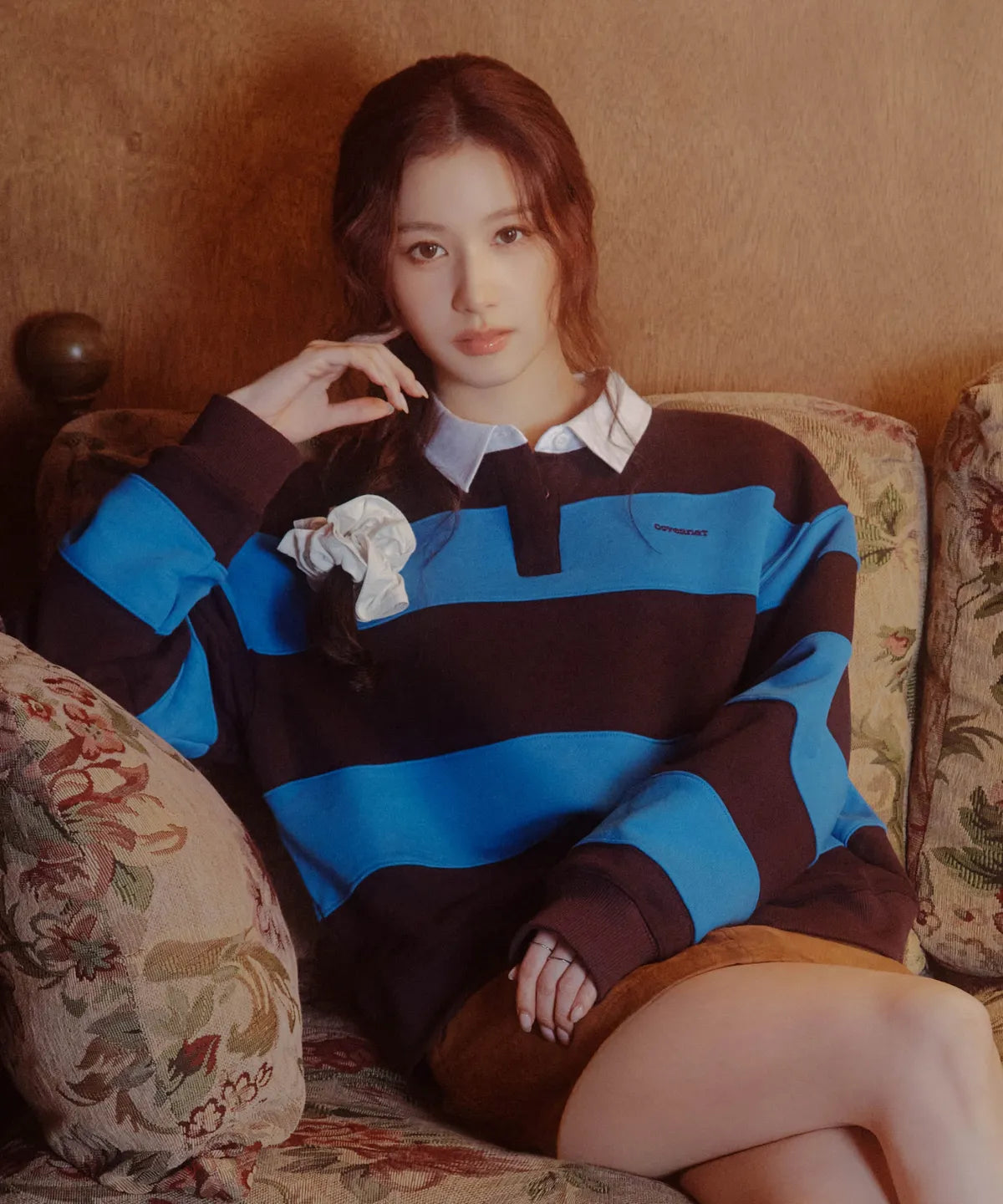 [Twice Sana Pick] 26FW COVERNAT WOMAN Rugby Sweatshirt