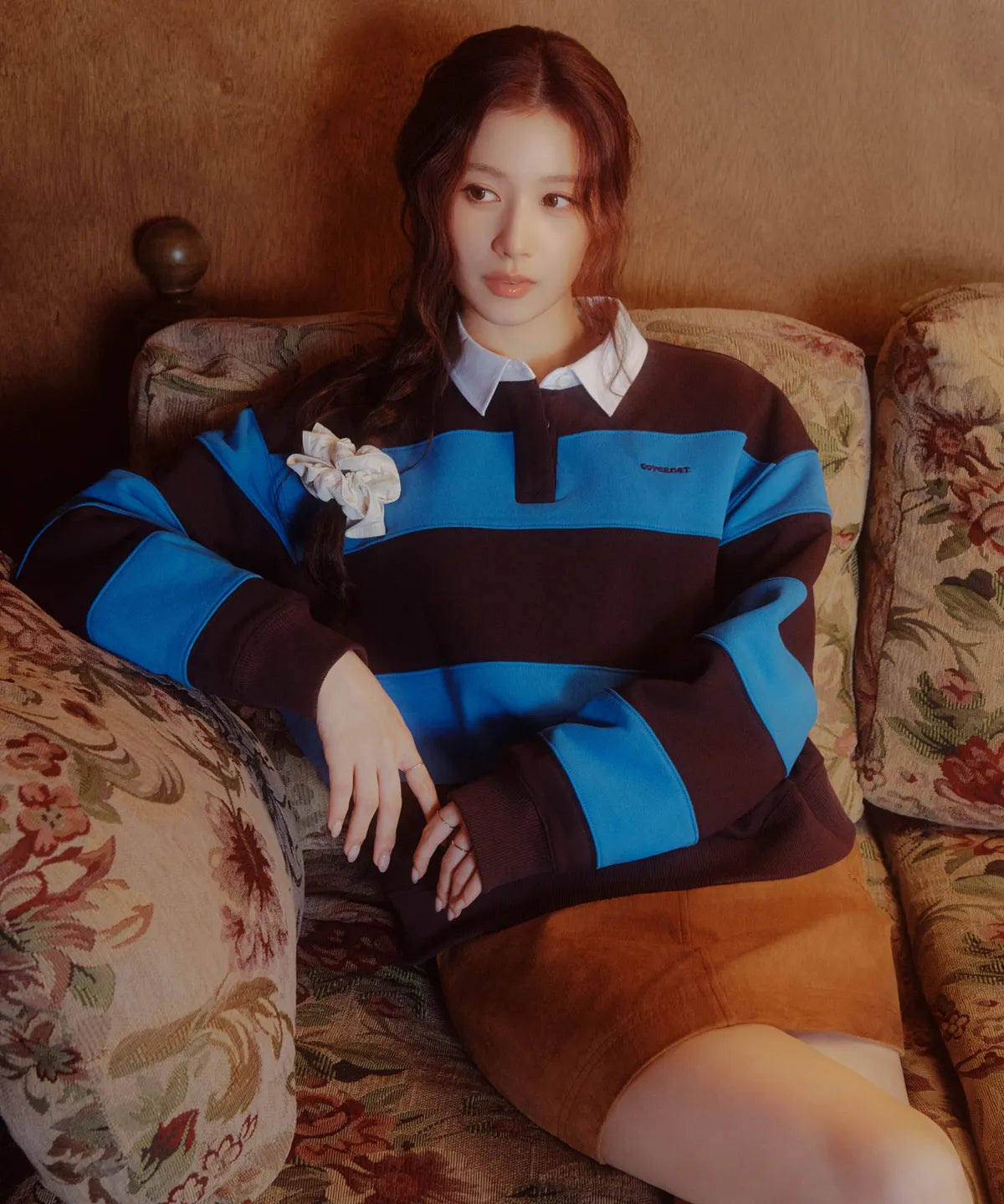 [Twice Sana Pick] 26FW COVERNAT WOMAN Rugby Sweatshirt