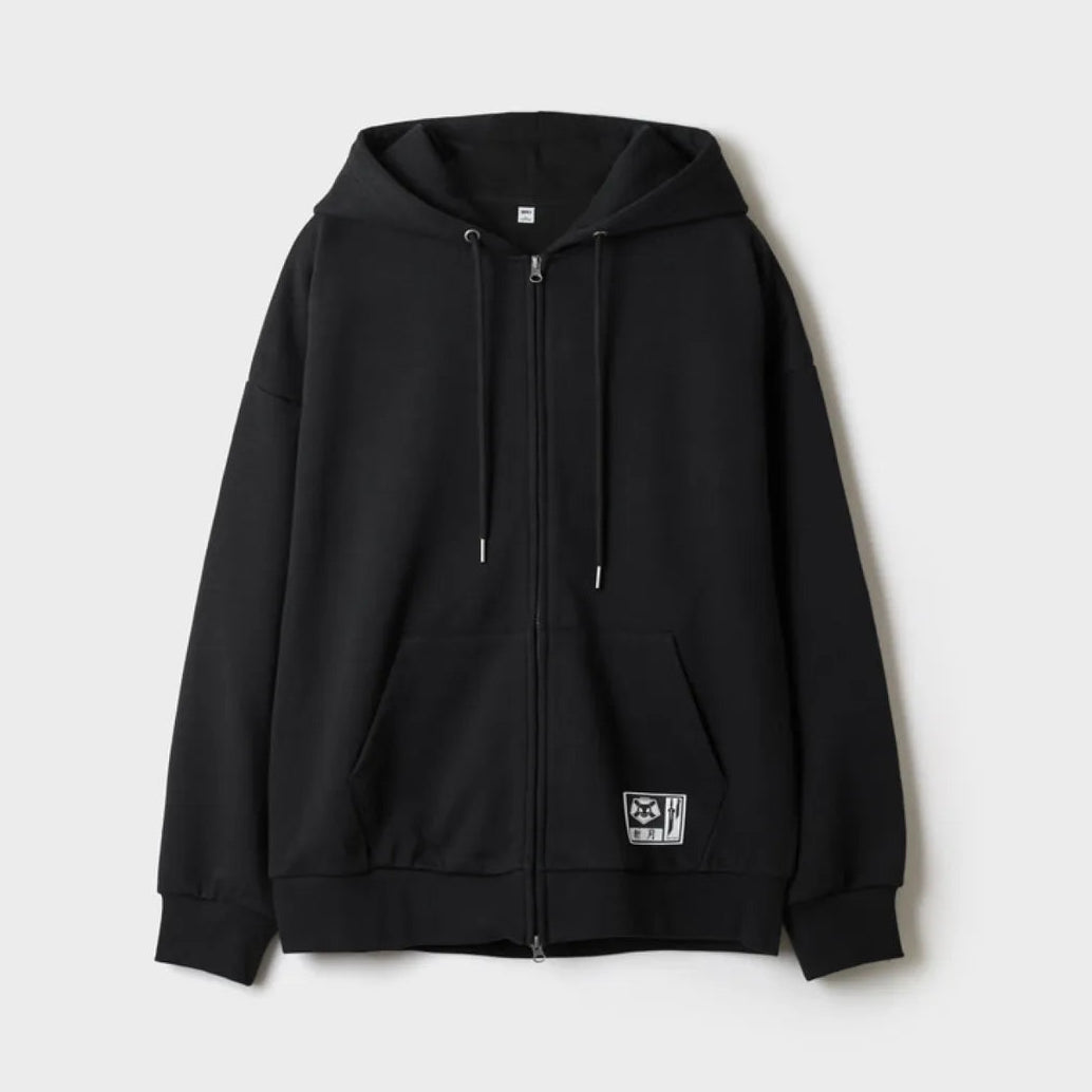 [Bleach x SPAO] Zip-up Hoodie (Black)