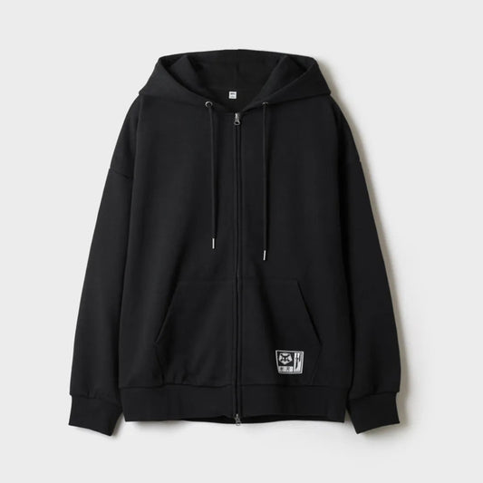 [Bleach x SPAO] Zip-up Hoodie (Black)
